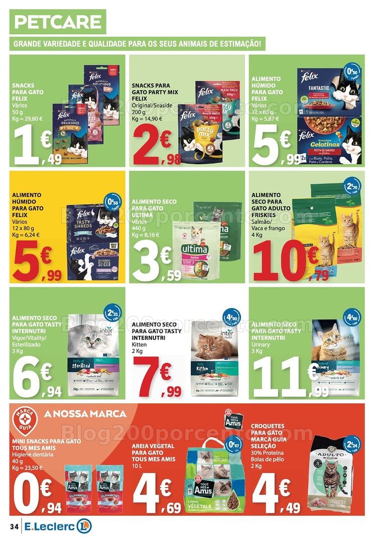 Antevisão Folheto E-LECLERC Promoções de 19 a 25 março